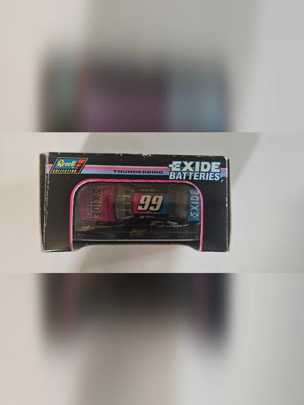 Revell Jeff Burton #99 Exide Pink & Blue Die-Cast Race Car
